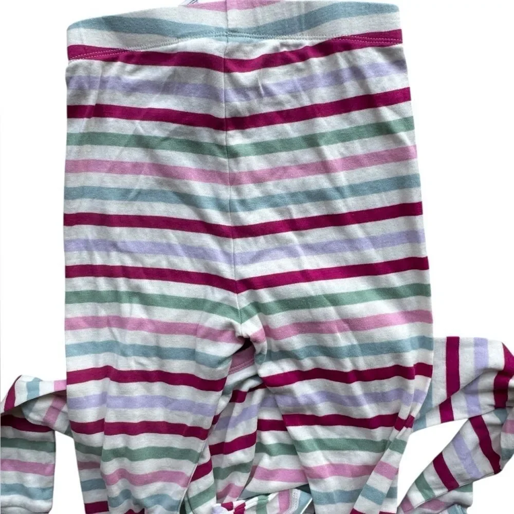 NWT GAP ORGANIC Multicolor Striped Kids Pajama Set